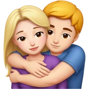 A hug  sticker