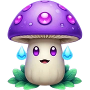 Chakra third eye psychic mushroom  sticker