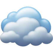 Clouds sticker