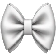 White bow sticker