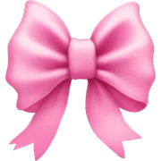 Cute pink bow sticker