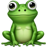 Frog sticker