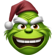 maroon grinch sticker
