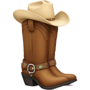 cowgirl boot sticker