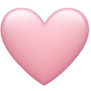 Light pink heart  sticker