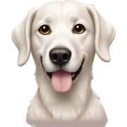 Aesthetic dog sticker