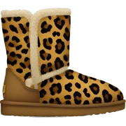 Uggs with leopard print sticker