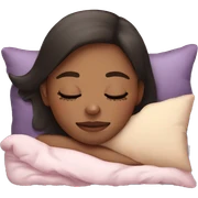 girl sleep sticker