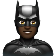 Black Batman sticker