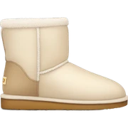 creme uggs sticker
