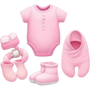 Baby pink things sticker