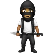 robber sticker