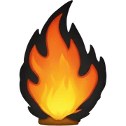 fire on fire on fire sticker
