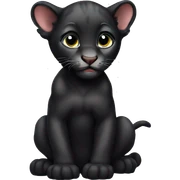 Baby panther sticker