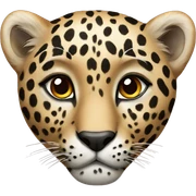 leopard heart sticker