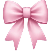 Light pink bow  sticker