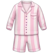 pajamas, folded sticker