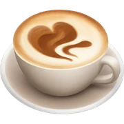 Aesthetic cappuccino  sticker