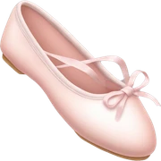 Pale pink ballet shoes sticker