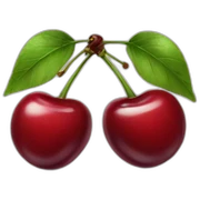 big pair of cherries sticker