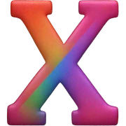Gay transgender alphabet letter sticker