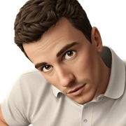 realistic portrait of a boy sticker