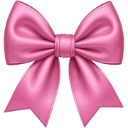 Cute bow sticker