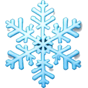 Snowflake sticker