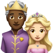 Princess and prince  sticker