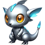 Futuristic Fakemon-creature sticker