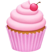 pastel pink cupcake sticker