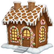 gingerbread house sticker