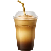 Gold Ice coffee sticker
