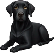 black labrador sticker