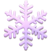pastel pink snowflake  sticker