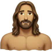 jesus in a pool sticker