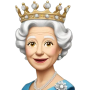 Queen Elizabeth sticker