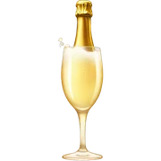 champagne  sticker