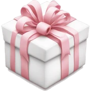 Light pink Christmas gifts under a white Christmas tree  sticker