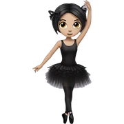 goth ballerina  sticker