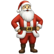 Santa claus sticker