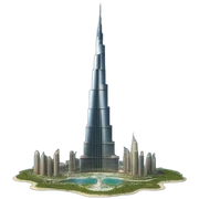 Burj khalifa sticker
