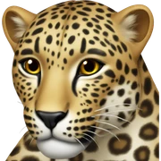 Leopard sticker