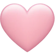 Light pink heart sticker
