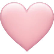 Light pink heart sticker
