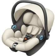 Infant car seat sticker
