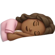 girl sleeping sticker