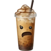iced coffee sticker