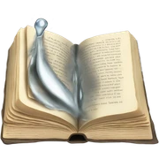 Crying book sticker