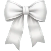 white bow sticker